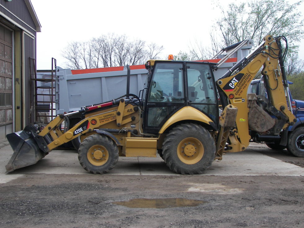 Backhoe Services Doug Campbell Construction